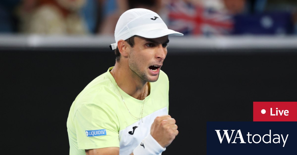 Australian Open 2025 LIVE updates Jacob Fearnley v Alexander Zverev