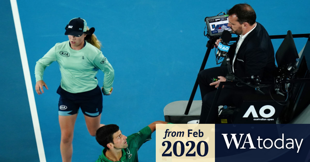 Australian Open 2020: Novak Djokovic in the clear for chair umpire 'shoe tap'
