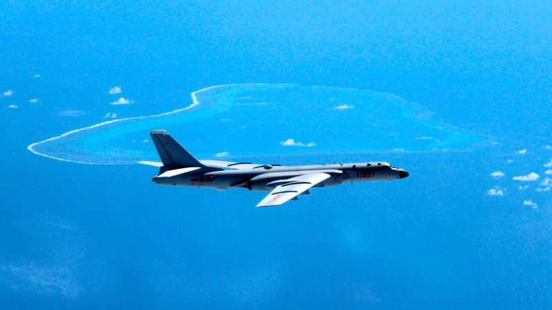 China lands bomber on South China Sea island for the first time