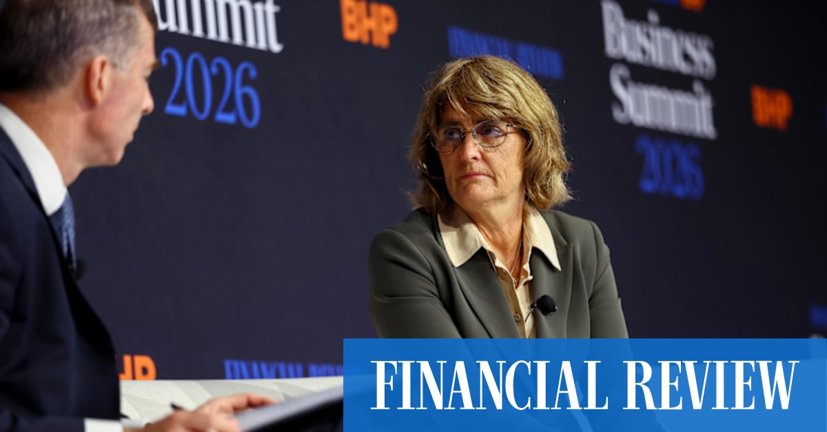 Business Summit 2026 Michele Bullock monetary policy and Iran