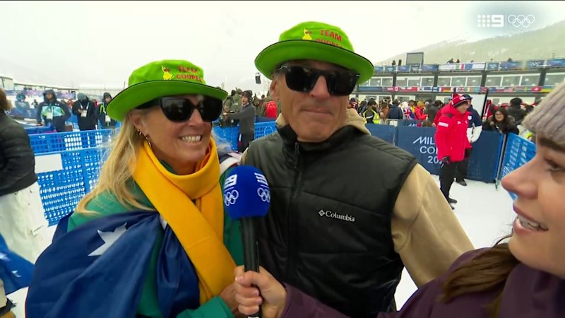 Parents stunned by gold medallist son