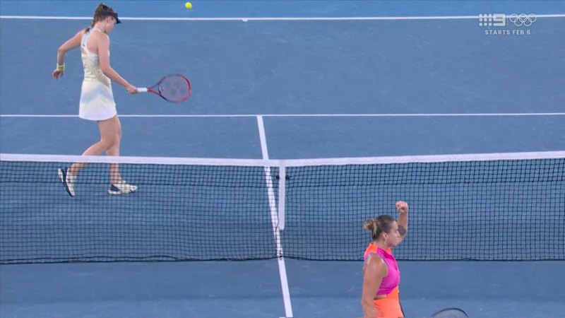 Sabalenka stuns in defensive rally