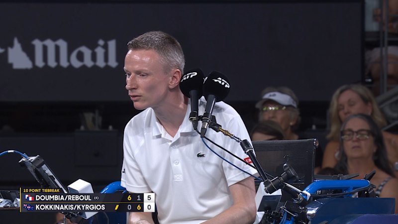 Kyrgios gets stuck into umpire