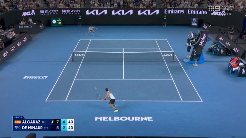 Alcaraz hurts de Minaur with ‘superhuman’ point