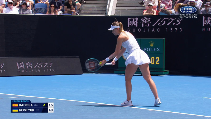 Australian Open Highlights: Paula Badosa v Marta Kostyuk
