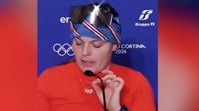 Olympic champ explains gold medal mishap