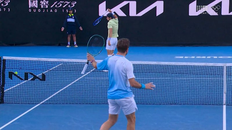 Frenchman loses his cool