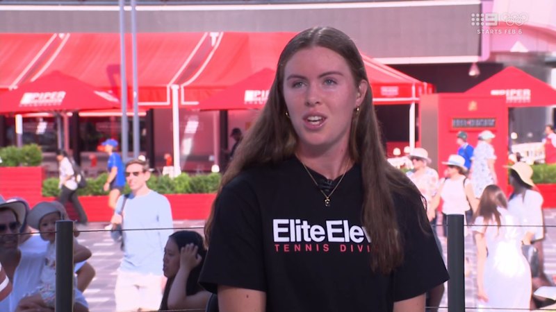 Aussie underdog reacts to first-round win