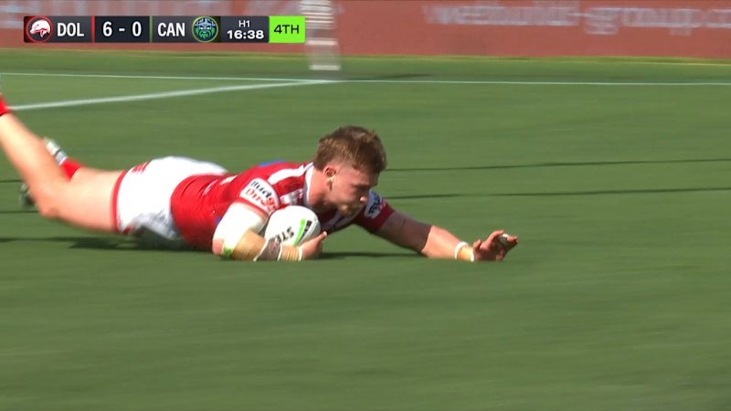 NRL Highlights: Dolphins v Raiders Round 27