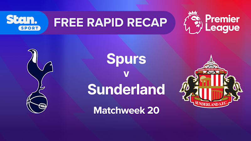 Video: Rapid Recap | MW20: Spurs vs Sunderland