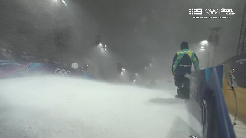 Big air final delayed as snow storm causes havoc