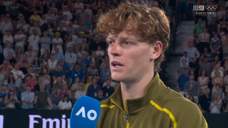 Sinner admits ‘I got lucky’ with heat rule