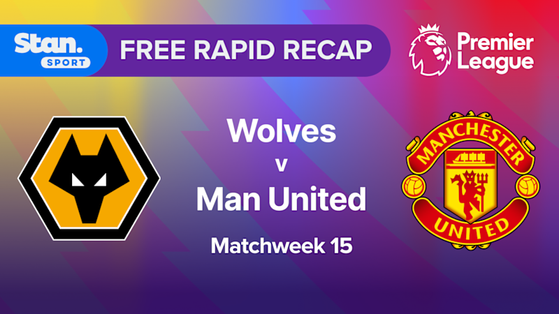 Video: Rapid Recap | MW15: Wolves vs Man Utd