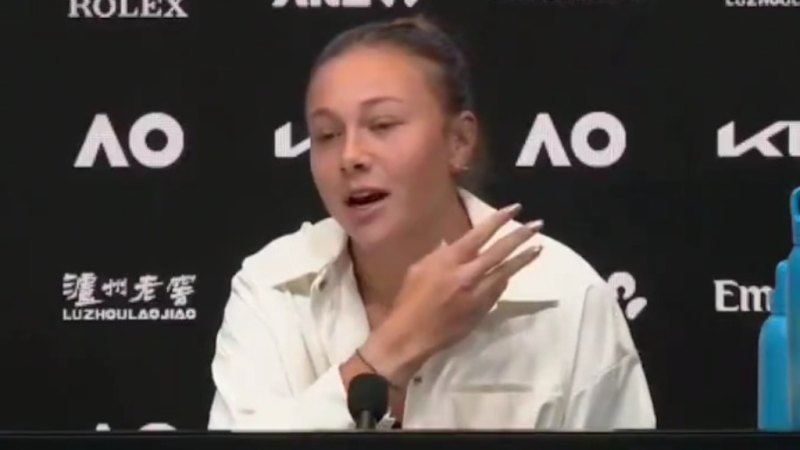 Anisimova refuses to answer US question