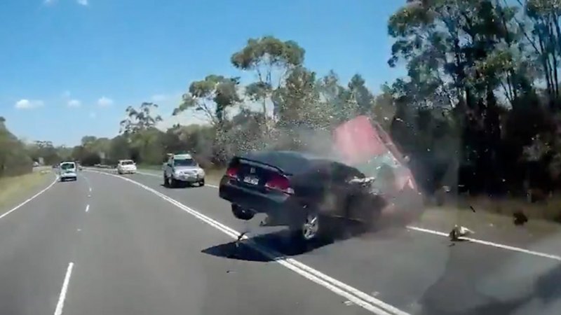 Video: Dashcam Footage Shows Horror Head-on Collision