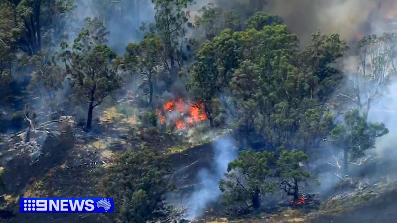 Two fires continue to burn through Victorian bushland