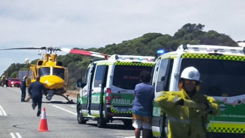 Woman seriously injured on Perth's Indian Ocean Drive