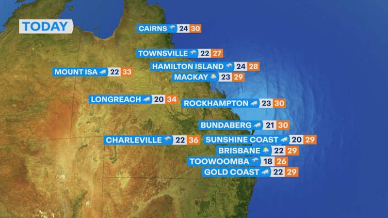 National weather forecast for Monday January 5