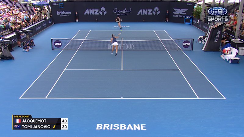 Elsa Jacquemot v Ajla Tomljanovic