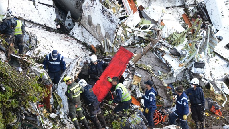 Dozens of hearses needed as Brazil's Chapecoense plane ...