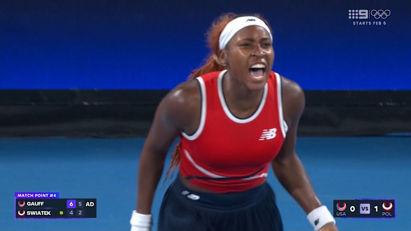 Gauff stuns Swiatek in straight sets
