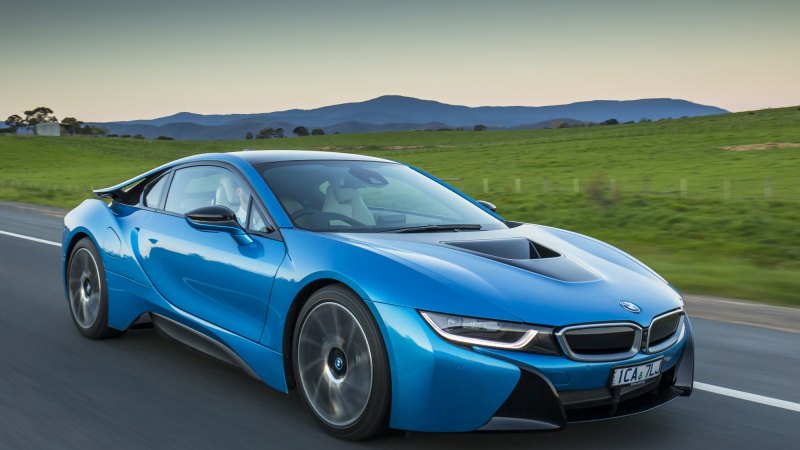 driven bmw i8 hybrid sports car driven bmw i8 hybrid sports car