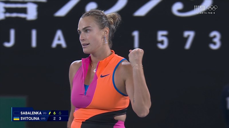 Sabalenka reaches final in ‘comprehensive victory’