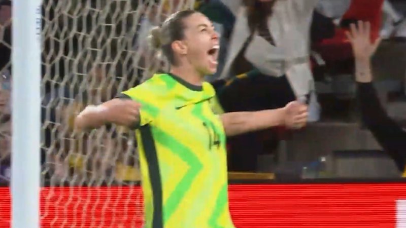 Kennedy fires past the Kiwis