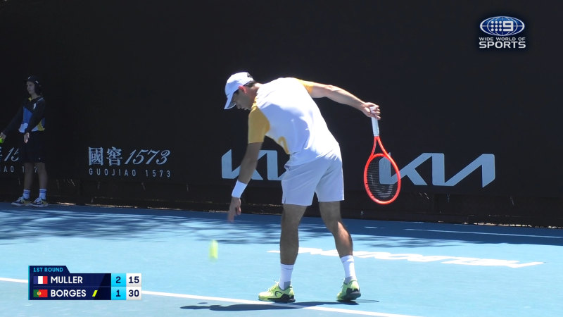 Video: Australian Open Highlights: Alexandre Muller v Nuno Borges