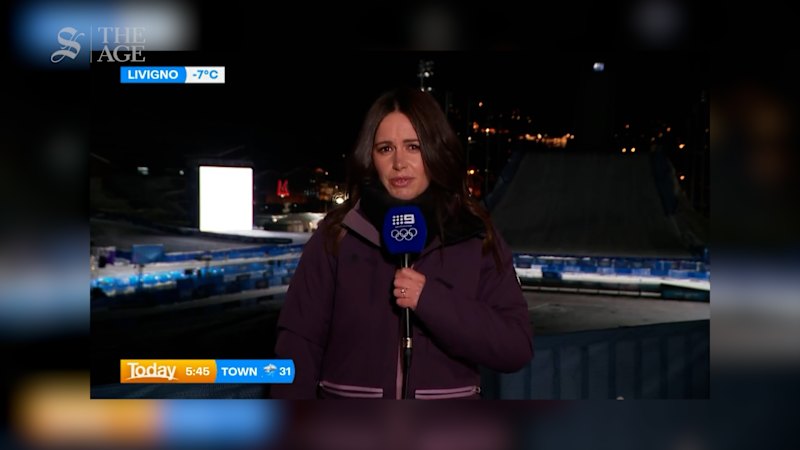 Nine sports reporter apologises for live broadcast