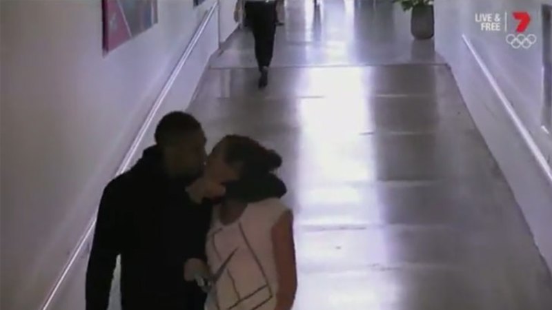 Australian Open 2016 Lovebirds Nick Kyrgios And Ajla Tomljanovic Caught Kissing On Camera Again