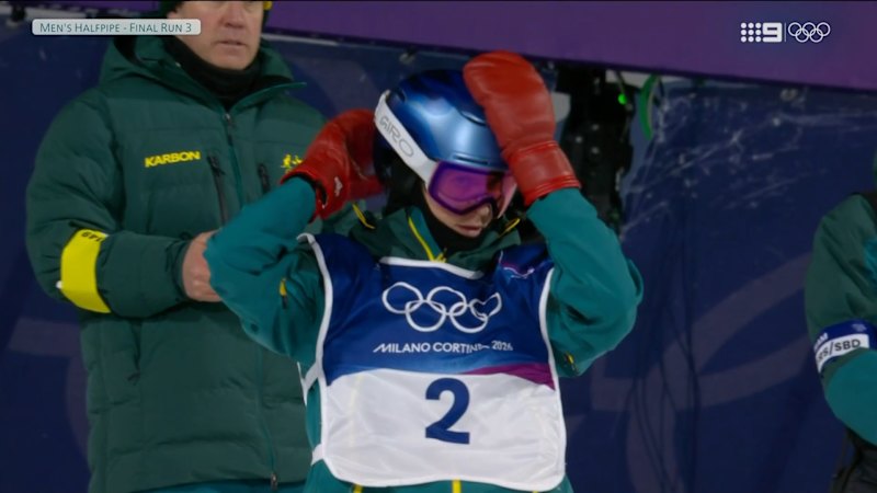 Devastation as James crashes in final run