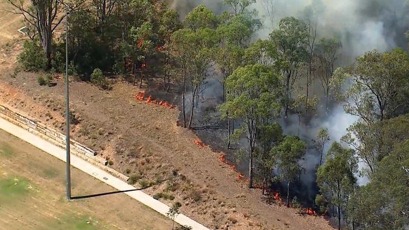 Two kids arrested after fire outside houses in Sydney