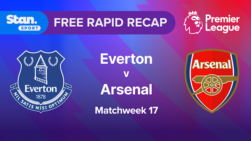Video: Rapid Recap | MW17: Everton vs Arsenal