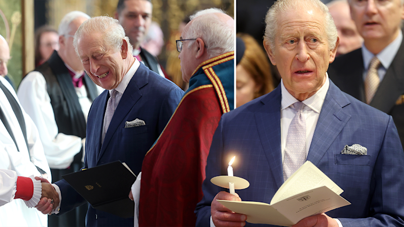 King Charles attends Advent service in London