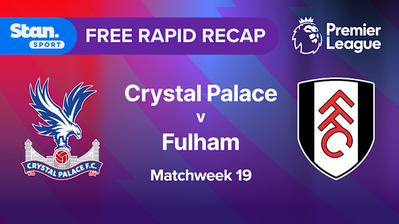 Video: Rapid Recap | MW19: Crystal Palace vs Fulham