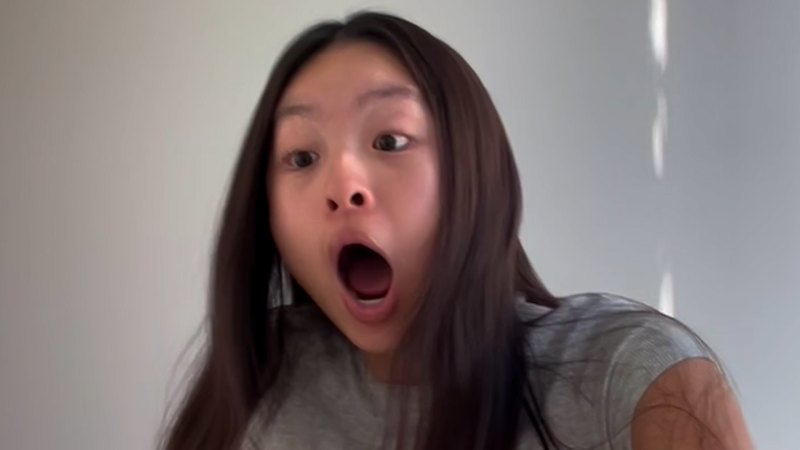 Student celebrating high school results