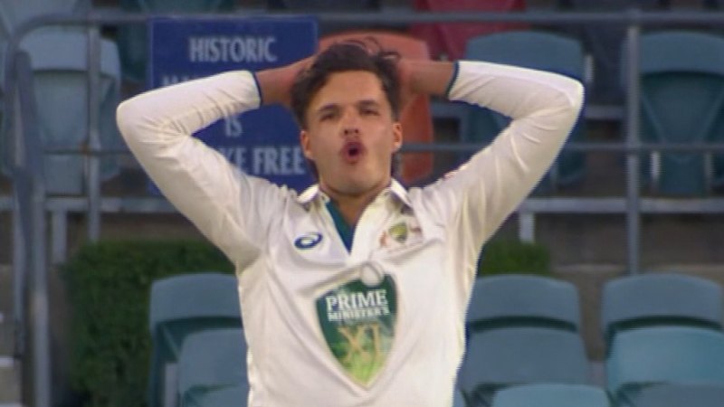 Rare Konstas wicket goes begging