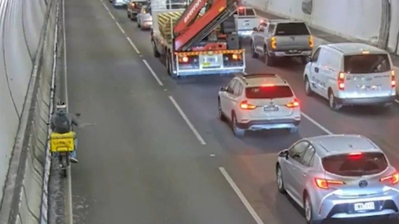 Delivery riders causing danger on motorways