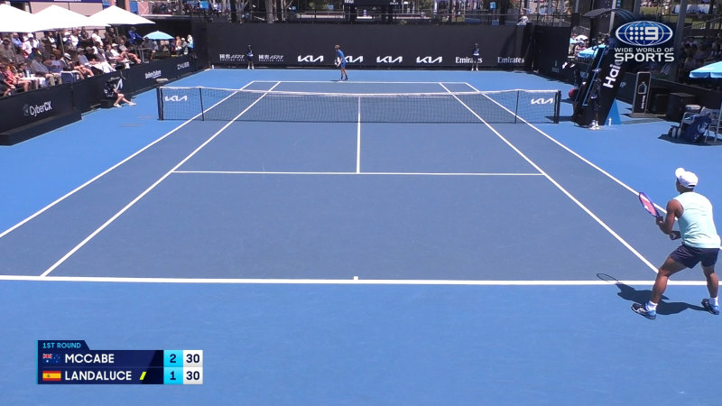 Video: Australian Open Highlights: James McCabe v Martin Landaluce