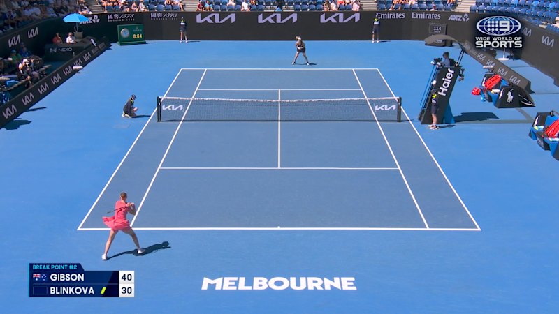 Australian Open Highlights: Talia Gibson v Anna Blinkova