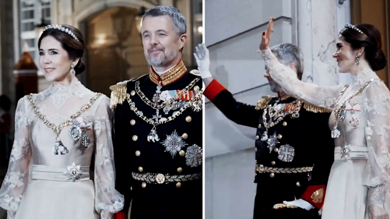 Queen Mary dazzles in gold during New Year’s Celebrations