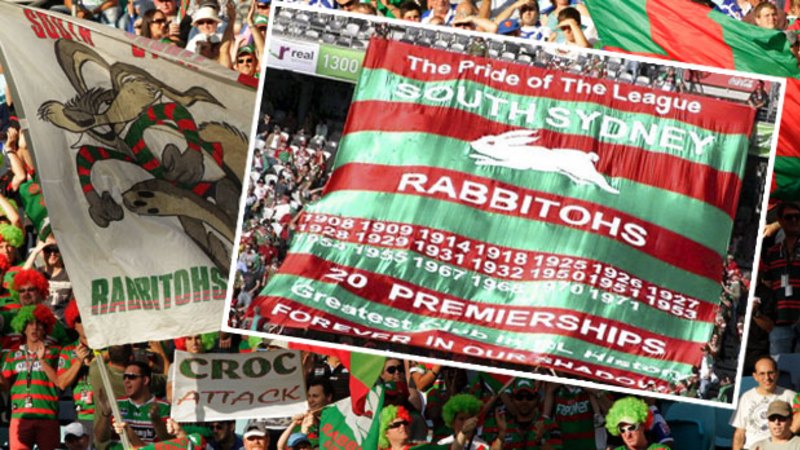 Roosters Dig In To Stop Rabbitohs Fans Covering Themselves In Glory