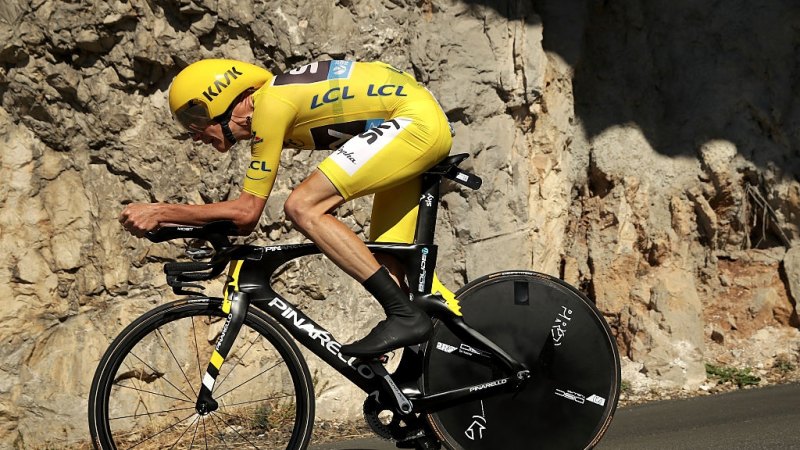 chris froome time trial bike