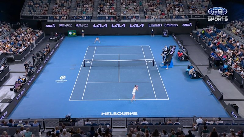 Australian Open Highlights: Elena Rybakina v Tereza Valentova