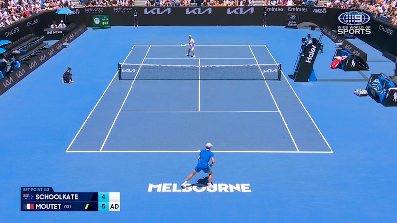 Australian Open Highlights: Tristan Schoolkate v Corentin Moutet
