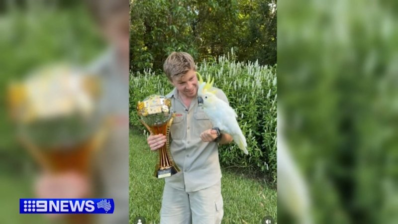 Robert Irwin back home at Australia Zoo