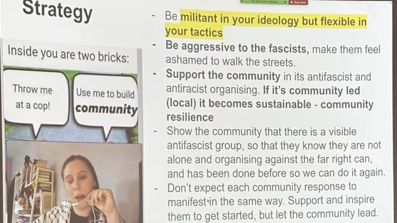 Claims protesters planned to throw bricks at police during Melbourne rally