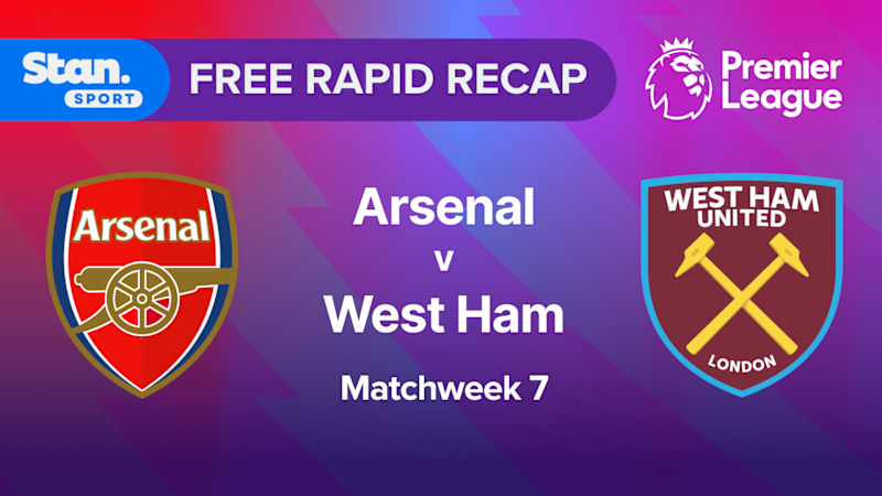 Rapid Recap MW7: Arsenal vs West Ham