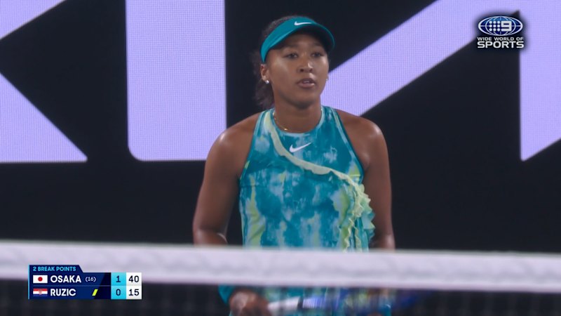 Video: Australian Open Highlights: Naomi Osaka vs Antonia Ruzic